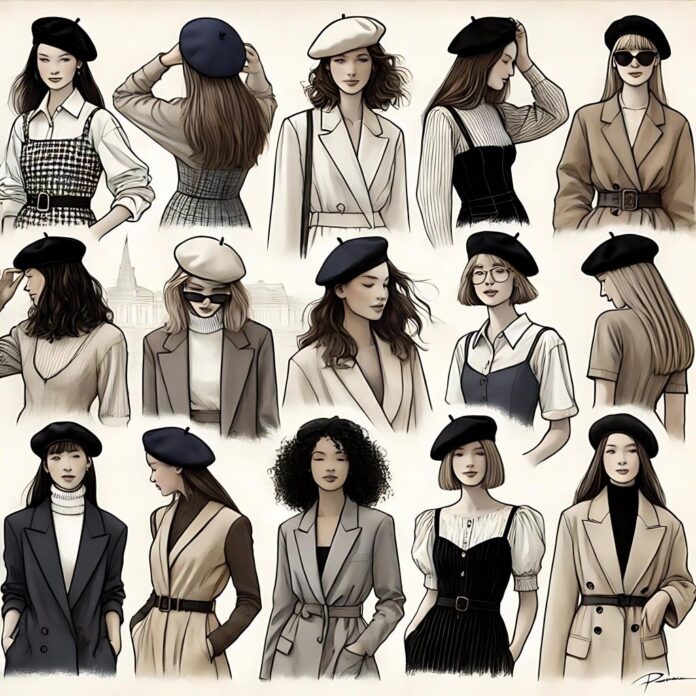 how to wear a beret